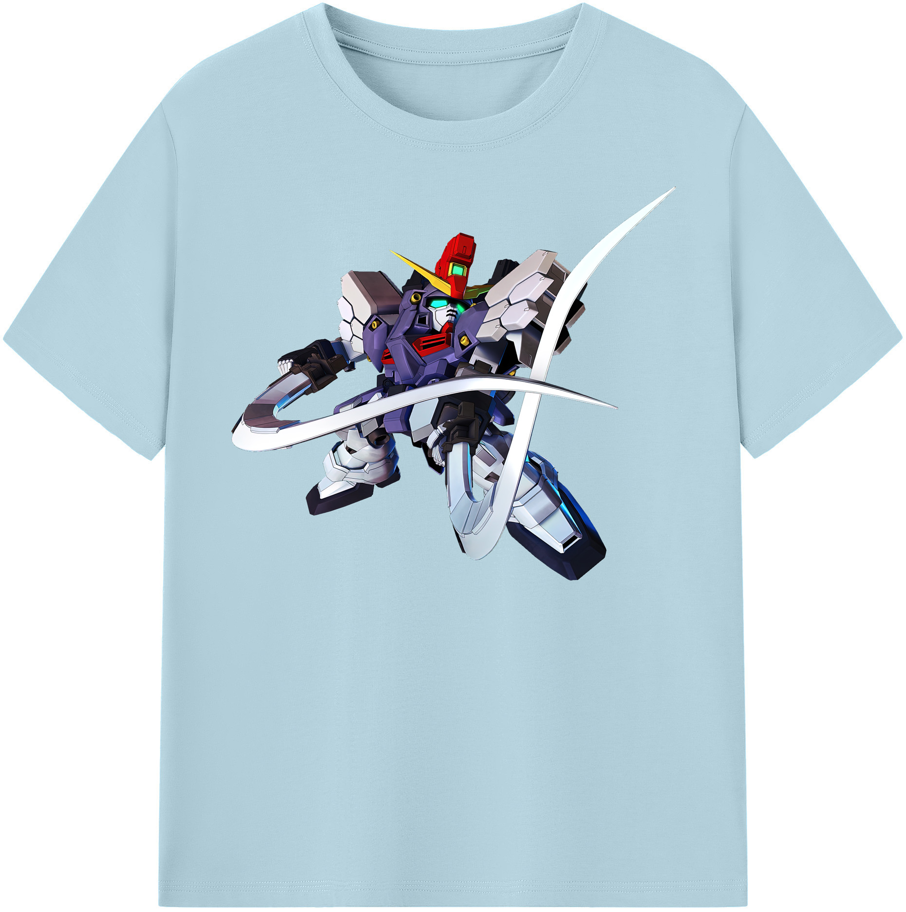 （画像用） 機動戦士ガンダム Mobile Suit Gundam 綿100％半袖Tシャツ（フロントプリント）